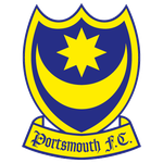 Das Wappen des Portsmouth Football Club