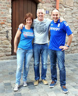 Anke Reinitz, Bobby Latchford und Tom Kleine