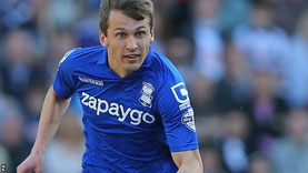 Robert Tesche im Trikot von Birmingham City