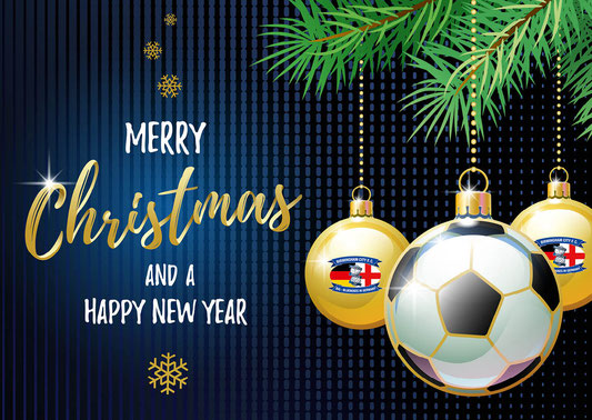 Weihnachtsgruß Merry Christmas and a happy new year